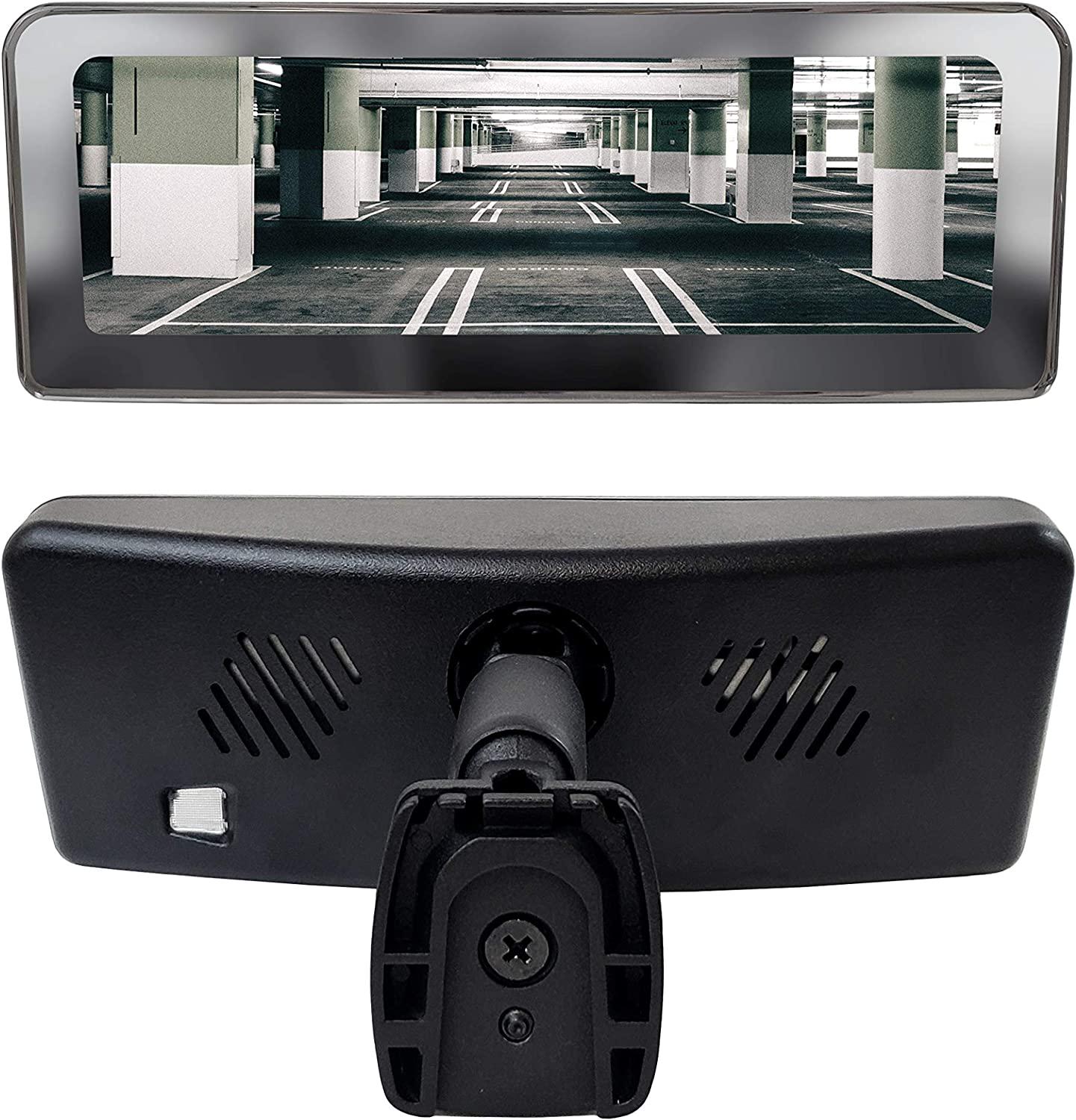 Master Tailgaters, Master Tailgaters Frameless Rear View Mirror with 7 LCD Display and 4 Video Inputs - For Multi Backup Camera Setups