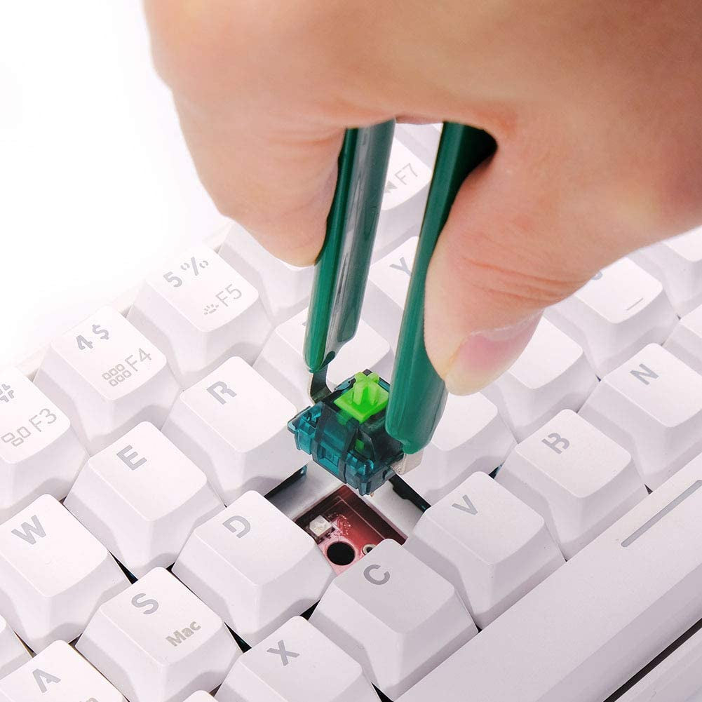secretgreen.com.au, Mechanical Keyboard Switch Puller,  Antistatic Clip Pliers Keyboard Switches Circuit Board PLCC PCB IC Chip Puller Extractor Removal Tool (Pack of 2Pcs)